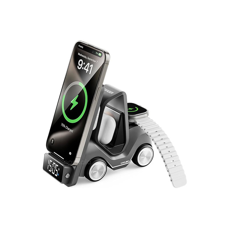 شارژر وایرلس طرح ماشین charger