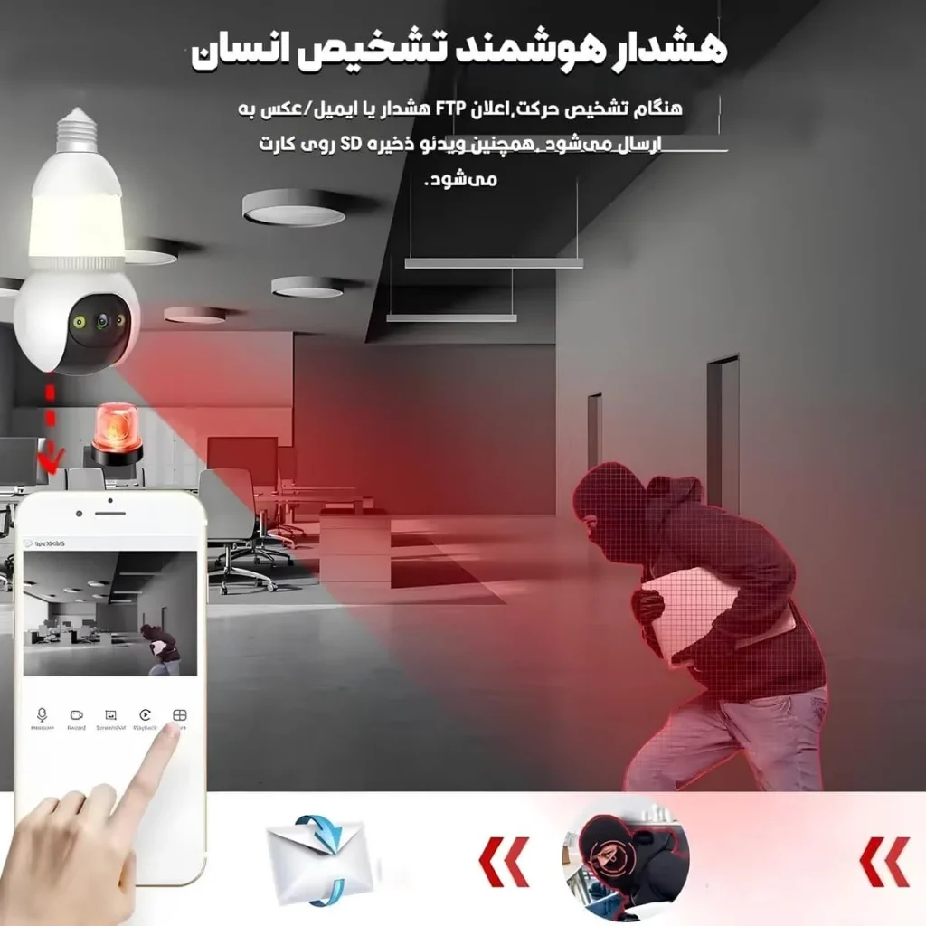 دوربین بیسیم لامپی